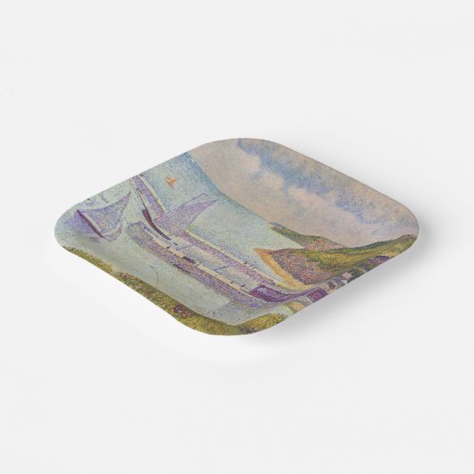 ジョルジュ・シュラト – 潮の満ち引きのポートエンベシン ペーパープレート (傾斜あり)