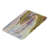 ジョルジュ・シュラト – 潮の満ち引きのポートエンベシン マグネット (左側)