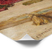 ジョルジュ・ジャンニン – バラを抱えた静物詩… ポスター (コーナー)