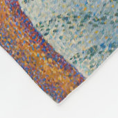 ジョルジュ・ジュラ – 自分を粉にする若い女性 フリースブランケット (角)