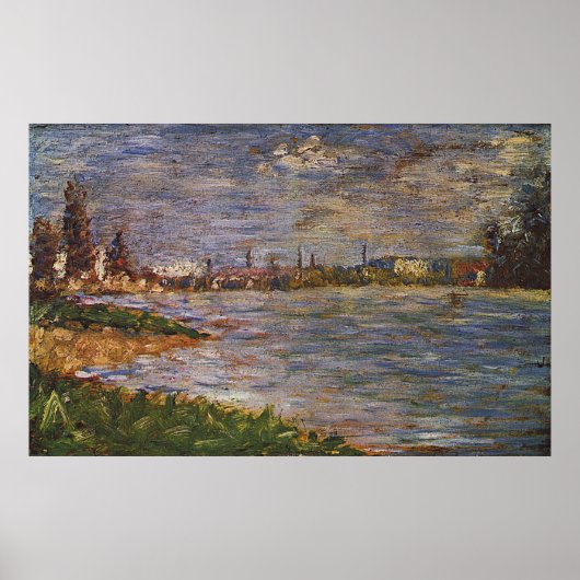 ジョルジュ・スウ絵画ラートの二銀行（1883年） ポスター (正面)