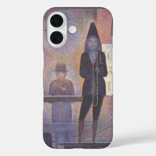 ジョルジュ・スーラによるサーカスの余興 Case-Mate iPhoneケース (裏面)