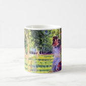 ジョルジュ・スーラの『カップル』、ヴィンテージ・ポイントillism コーヒーマグカップ (中央)