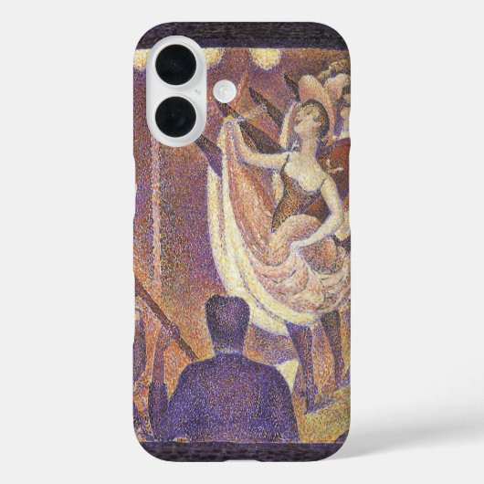 ジョルジュ・スーラの「カンカン踊り、ル・シャユ」 Case-Mate iPhoneケース (裏面)