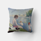 ジョルジュ・スーラ - アニエールの水浴 クッション (裏面)