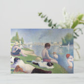 ジョルジュ・スーラ - アニエールの水浴 招待状 (スタンド正面)