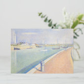 "ジョルジュ・スーラ - グラブリーヌの水路" 招待状 (スタンド正面)