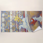 ジョルジュ・スーラ - サーカス ビーチタオル (正面)