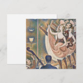 ジョルジュ・スーラ - ル・シャユ サンキューカード (正面/裏面)