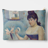 ジョルジュ・スーラ - 化粧する若い女性 アクセサリーポーチ (裏面)