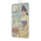 ジョルジュ・スーラ - 若い女性が粉をふく姿 カーエアーフレッシュナー (左)