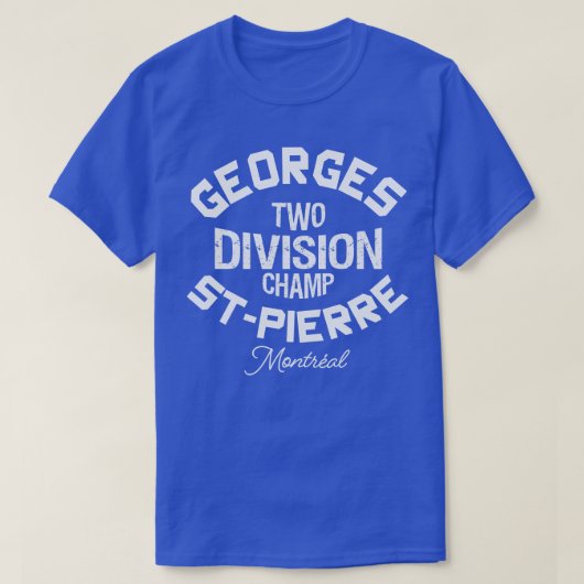 ジョルジュ・セントピエール Tシャツ (デザイン正面)