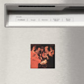 ジョルジュ・ド・ラ・ツアーによる羊飼いの崇拝 マグネット (インサイチュ (食洗機))