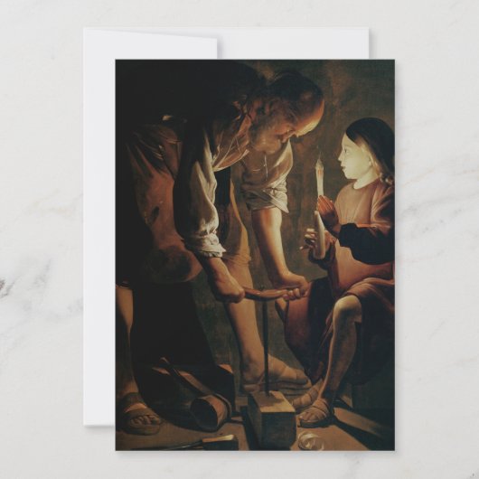 ジョルジュ・ド・ラ・ツアー – ジョセフ・ザ・大工 招待状 (正面)