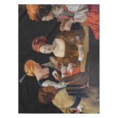 ジョルジュ・ド・ラ・トゥール - エースのダイヤで騙す テーブルクロス (正面)