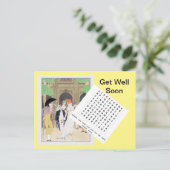 ジョルジュ・バルビエの「宮殿の美女 (1921)」 ポストカード (スタンド正面)