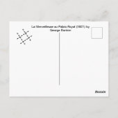 ジョルジュ・バルビエの「宮殿の美女 (1921)」 ポストカード (裏面)