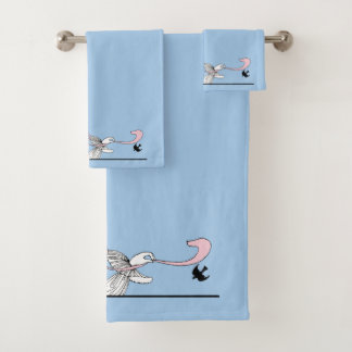 ジョルジュ・バービエ1920年代ファッションレディ&バード バスタオルセット