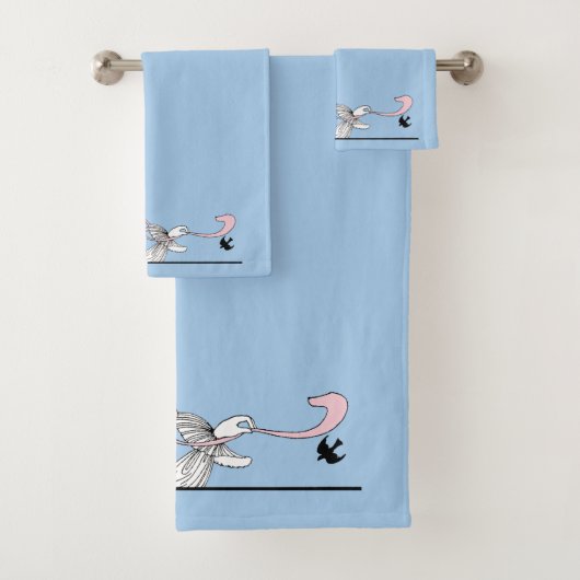 ジョルジュ・バービエ1920年代ファッションレディ&バード バスタオルセット (インサイチュ)