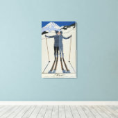 ()ジョルジュ・バービエ キャンバスプリント (インサイチュ (ウッドフロア))