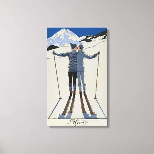 ()ジョルジュ・バービエ キャンバスプリント (正面)