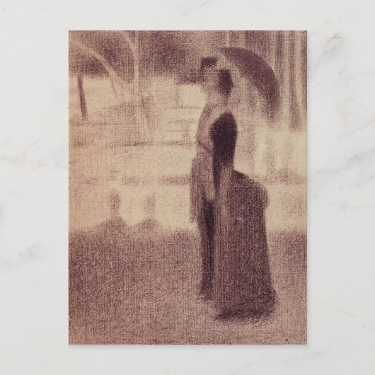 ジョルジュ・ピエール・スーラ | サンデー・アフタヌーンの習作 ポストカード (正面)