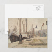 ジョルジュ・ピエール・スーラ | ホンフルール のマリーア、1886 ポストカード (正面/裏面)