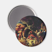 ジョルダン・ジャコによるポリヘムスの洞窟のユリシーズ マグネット (正面/裏面)