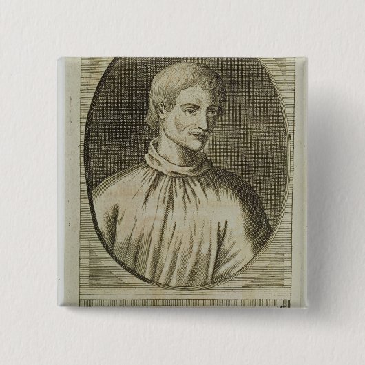 ジョルダーノブルーノ 缶バッジ (正面)