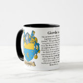 ジョルダーノ家族の紋章付き外衣 マグカップ (正面左)