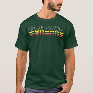 ジョルダーノ 名前 ジョーダン おもしろ ヴィンテージ 日没 Tシャツ