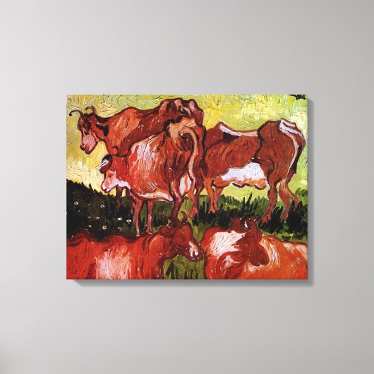 ジョルダーンズヴィンセント・ヴァン・ゴッホの後 キャンバスプリント (正面)