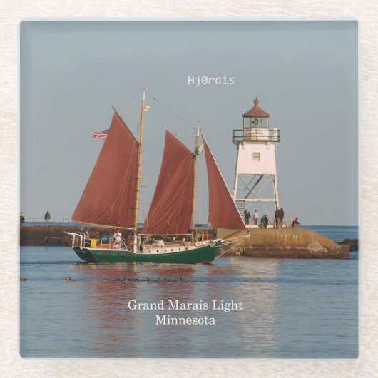 ジョルディス・ガラス・コースター ガラスコースター (正面)