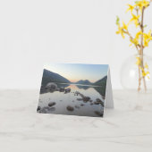 ジョルドン池/"泡"あいさつ空白のき カード (黄色い花)