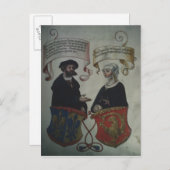 ジョルフガー妻レジーナ・インホフ「ゲハイム ポストカード (正面/裏面)