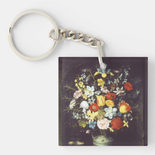 ジョルフレゲル花の大きな部分（ニッチ） キーホルダー (正面)