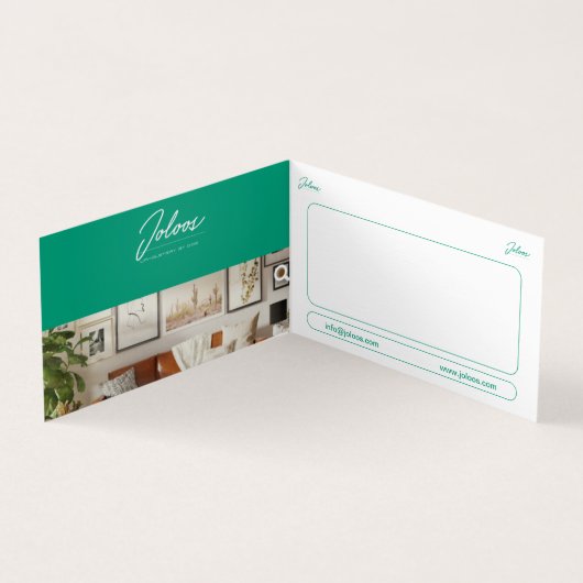 ジョロス折り畳み名刺 名刺 (内部)