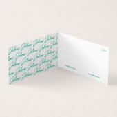 ジョロス折り畳み名刺 名刺 (内部)