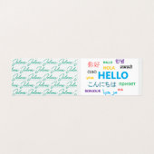 ジョロス折り畳み名刺 名刺 (内部フラット)