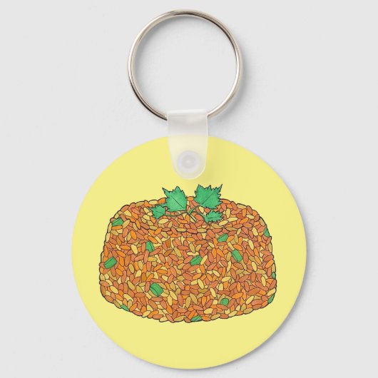 ジョロフイネジェリアガーナウエストアフリカ食品 キーホルダー (正面)