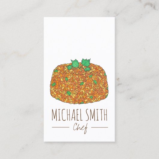 ジョロフイネジェリアガーナウエストアフリカ食品 名刺 (正面)