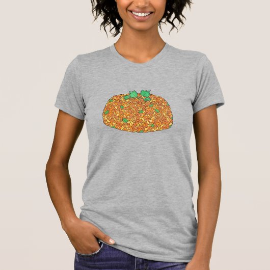 ジョロフイネジェリアガーナウエストアフリカ食品 Tシャツ (正面)
