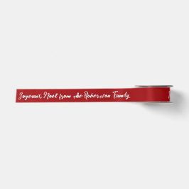 ジョワイユ・ノエル オーダーメイド クリスマス ホリデー レッド サテンリボン