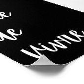 ジョワデヴィヴル引用文インスピレーション ポスター (角)