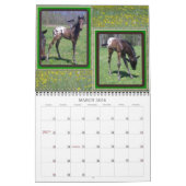 ジョンおよびMARIEクレイグ家族のAPPALOOSAS カレンダー (3月 2026)