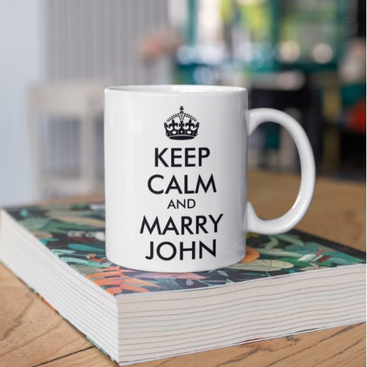 ジョンと結婚しよう Keep Calm マグ