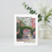 ジョンによるNM油彩画サンタフェフランスの ポストカード (スタンド正面)