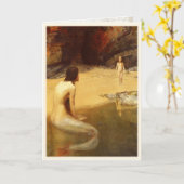 ジョンのコリアーの絵画の挨拶状 カード (黄色い花)