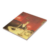 ジョンのサージェントによる夜の食事のテーブル タイル (側面)