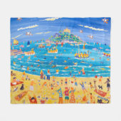 ジョンのダイアーによるセントマイケルの山のフリースブランケット フリースブランケット (正面(横))